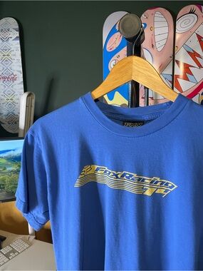 Fox Boys' Blue Graphic Tee #74 size large